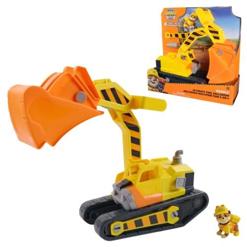 Пес Патруль Набір Бульдозер Реббл 2в1 + Фігурка Собачки + 4 Аксесуари