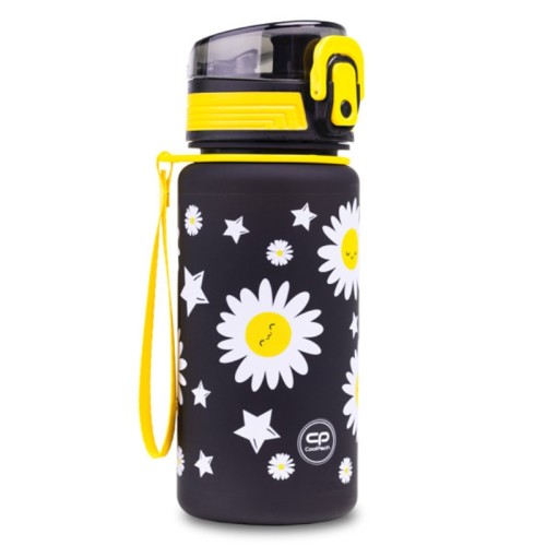 Coolpack Brisk Mini Бідон Дейзі Чорний Квіти ромашки 400 мл