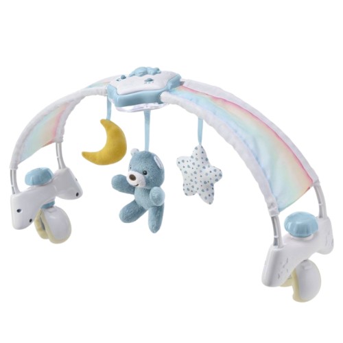 Чікко Панель На Ліжечко Дитяче З Підвісними Іграшками Райдуга Небо Синій