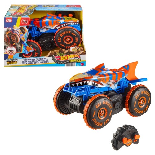 Hot Wheels Monster Trucks Тигровий Акула Сходження 1:15 RC Керований дистанційно