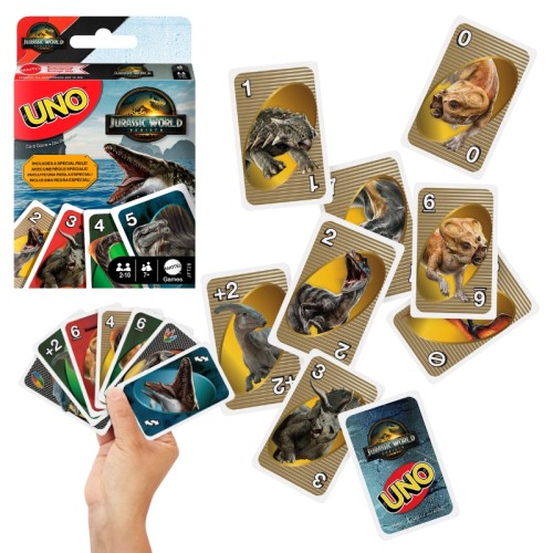 Mattel Uno Юрський світ Відродження Гра в карти 7+