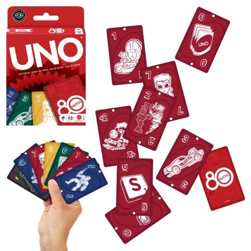 Mattel Uno Гра в карти 80-річчя 7+