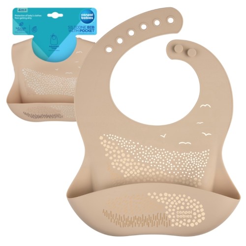 CANPOL BABIES СИЛІКОНОВИЙ СЛИНГ З КИШЕНЕЮ РЕГУЛЮВАНИЙ БЕЖЕВИЙ