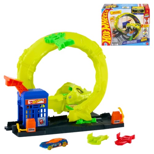 Гарячі Колеса Місто Набір Кривої Гонки Змія 4+