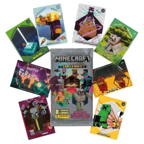 Пакет з картками колекційними Panini Minecraft Challenges