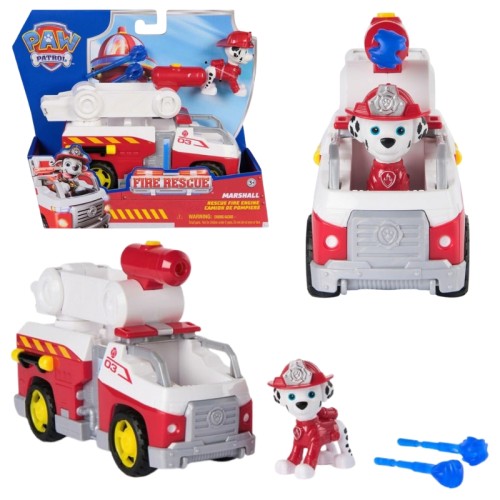 Spin Master Патруль Псів Основний Транспорт Вогнева Рятувальна Служба + Фігурка Маршалла 3+