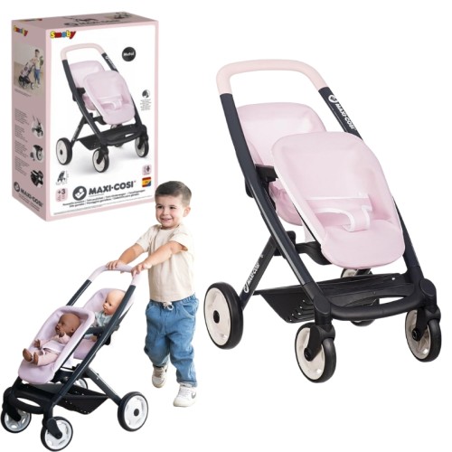 Smoby Maxi Cosi Коляска Для Ляльок Прогулянка Для Близнят Рожева