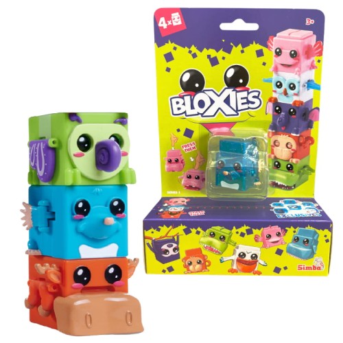 Bloxies Колекційні Фігурки Кубічні Тваринки Мікс