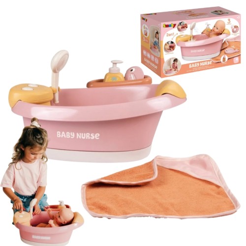 Smoby Baby Nurse Ванночка Для Ляльок З Гідромасажем І Світлом LED