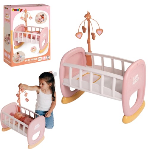 Smoby Baby Nurse Колиска З Каруселлю Для Ляльок