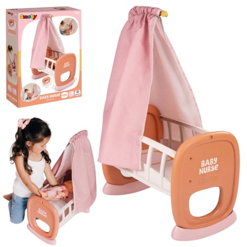 Smoby Baby Nurse Колиска Для Ляльок З Балдахіном