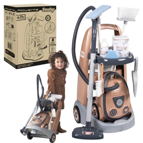 Smoby Rowenta Картонний візок для прибирання набір 8 ел. 3+