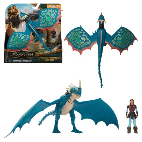 Spin Master Як Витресувати Дракона Набір Фігурок Дракон Смертник Зубач І Астрід 2 Фігурки 4+
