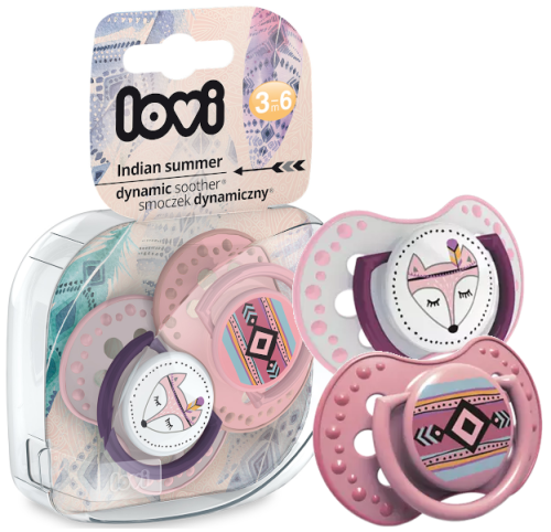 LOVI ДИНАМІЧНА ОРТОДОНТЧНА СИСЬКА 2шт. 3-6 міс.