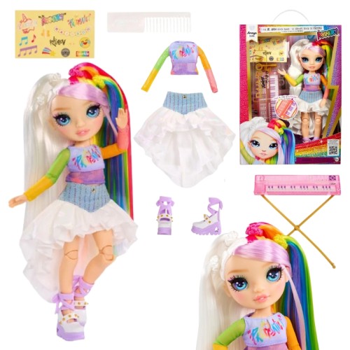 Rainbow High Junior High Rockband Amaya Raine Лялька Підліток з Клавіатурою