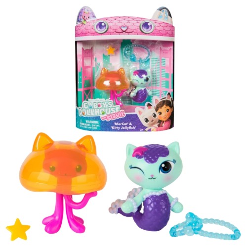 Котяче помешкання Габі Фільм Набір 2 Фігурок Фігурка Сиреноголовки І Медуза + Аксесуари 3+