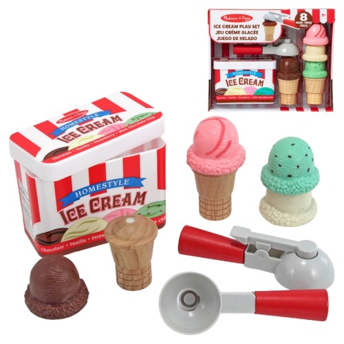 Мелісса та Даґ Дерев'яний Комплект Морозивниці Дерев'яна Іграшка Морожене Кулінки 3+