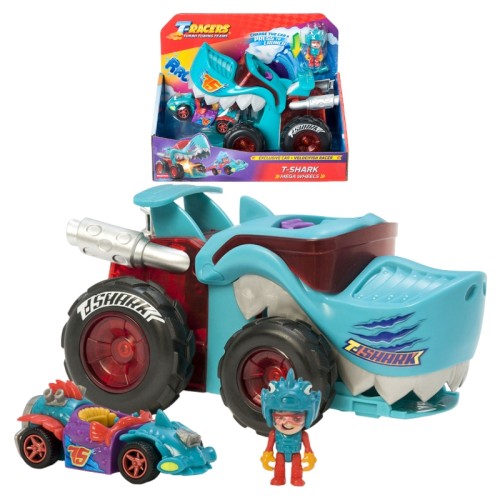T-Racers Автомобіль T-Shark Mega Wheels Стрілок З Машинкою І Фігуркою Водія