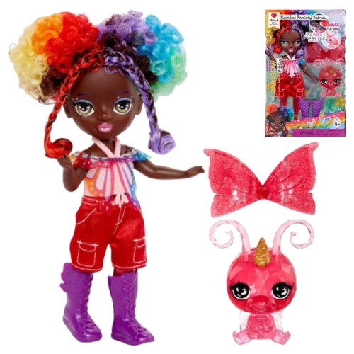 Rainbow High Littles Fantasy Fairies Лялька Астрід Райдужна Фея З Тваринкою