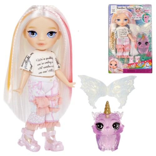 Rainbow High Littles Fantasy Fairies Лялька Опал Райдужна Фея З Тваринкою