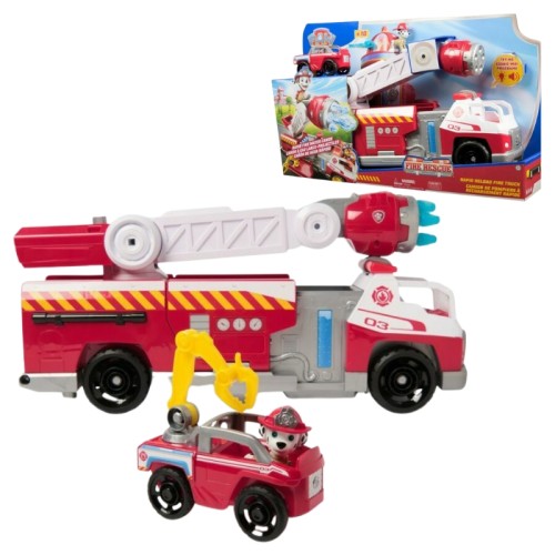 Псів Патруль Вогнева Рятувальна Досвід Залізничний Вогнетривкий Інтерактивний З Ефектами Звуковими І Світловими + Фігурка Маршалла 3+