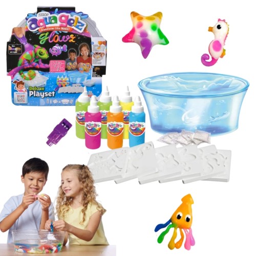 Aqua Gelz Glowz Deluxe Креативний Набір Світяться В Темряві Гелі