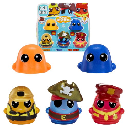 Pack героїв родини DohKins з пластиліну з фігурками