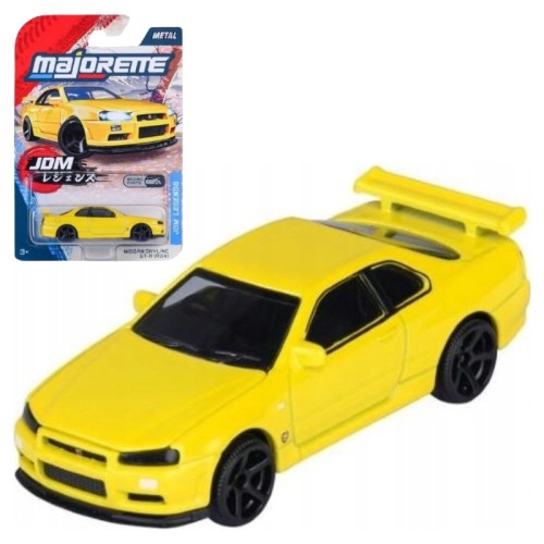 Majorette JDM Legends Premium Автомобіль Колекційний транспортний засіб Nissan Skyline GT-R (R34)