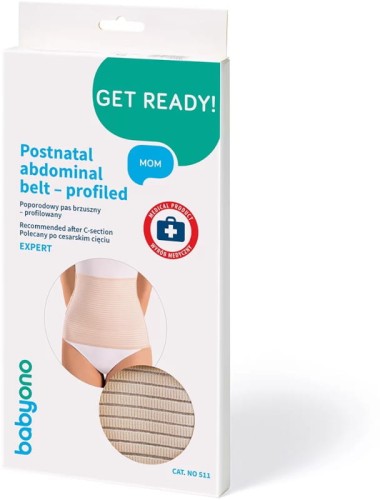 АУТЛЕТ! Babyono Післяпологовий Пояс Живота Профільований Експерт XS