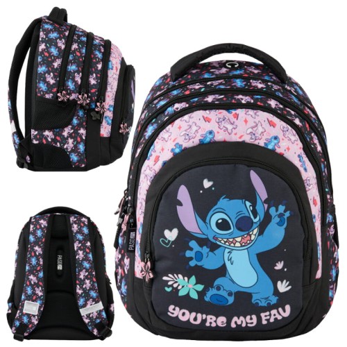 АУТЛЕТ! Рюкзак шкільний молодіжний трикомірковий Disney Stitch