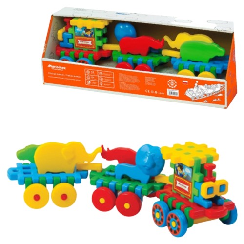 Marioinex Поїзд Маріо Конструктор Кубики 46 Елементів 2+