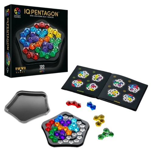 Smart Games IQ Pentagon Deluxe (ПЛ) IUVI Games Логічна Гра Для Одного Гравця Польська Версія 14+