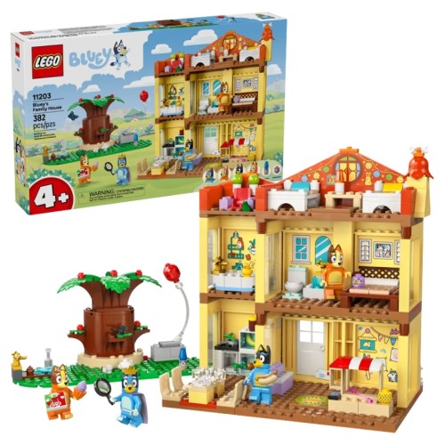 Lego Bluey Сімейний Дім Блакитний Набір 11203 382 Ел. 4+