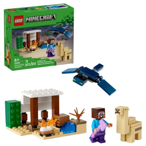 Lego Minecraft Пустельна Пригода Стіва Комплект 21251 75 Ел. 6+