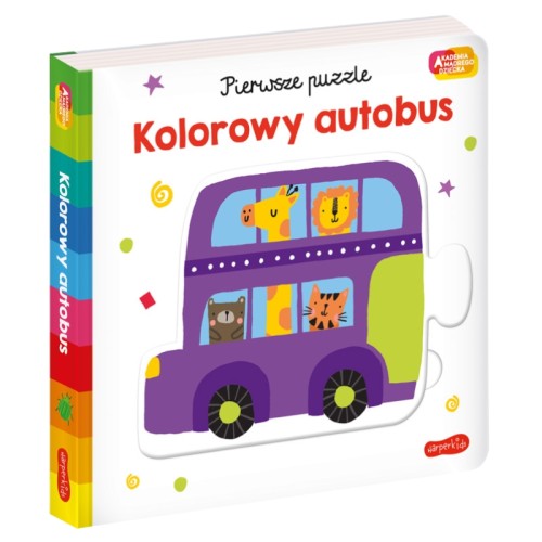 HarperKids Академія Розумного Дитини Перші Пазли Кольоровий Автобус