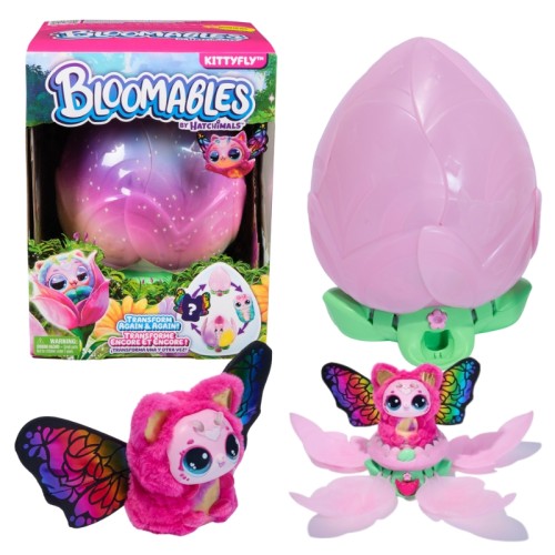 Bloomables Hatchimals Kittyfly Інтерактивний Набір Квітка Трансформація Гусениці В Метелика Котика 4+