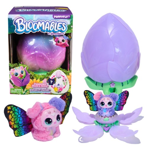 Bloomables Hatchimals Puppyfly Інтерактивний Набір Квітка Перетворення Гусениці В Метелика Песика 4+