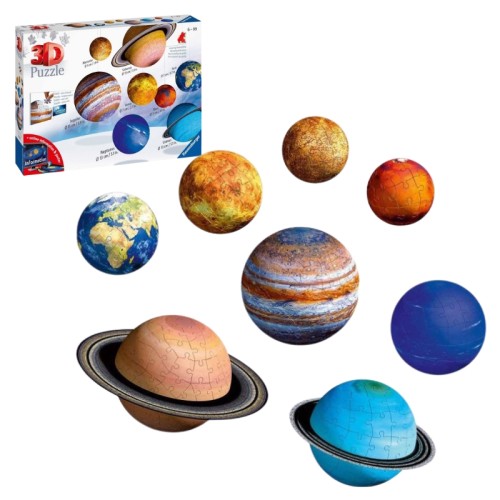 Ravensburger 3D Пазл Модель Просторова Головоломка Система Планет 540ел. 6+