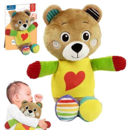 Clementoni Baby Мій Друг Ведмедик М'яка Іграшка Сенсорна Плюшева Іграшка 0м+