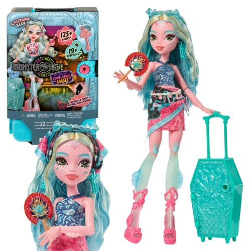 Monster High Страшні таємниці Ваканії Лялька Модна Лагуна Блю + Аксесуари 4+
