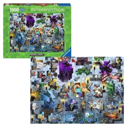 Пазл Ravensburger Велика Головоломка Minecraft Challenge 1000 Елементів