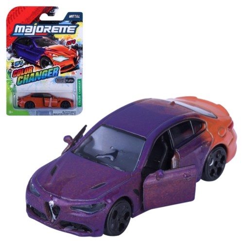 Majorette Premium Color Changer Транспортний засіб Автомобіль Модель, що змінює колір Альфа Ромео