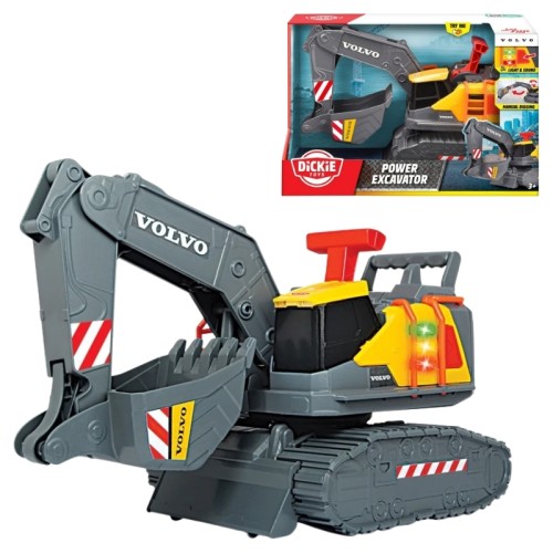 Dickie Toys Екскаватор Volvo Інтерактивний Будівельний Транспорт 30 см Світло Звук
