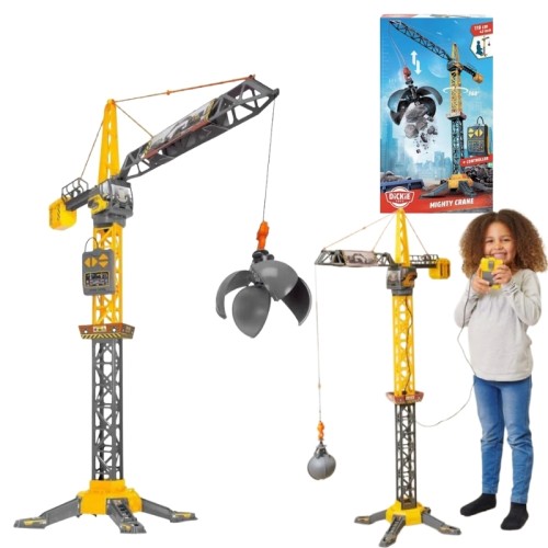 Dickie Toys Крани з дистанційним керуванням з будівельною кулею 110 см обертовий