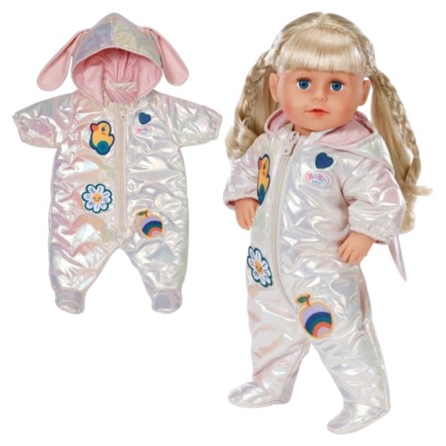 Baby Born Зимовий Комбінезон Для Ляльки 43 см Кремовий