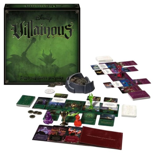 АУТЛЕТ! Ravensburger Сімейна Настільна Гра Disney Villainous. Найгірший Збирає Усе 10+