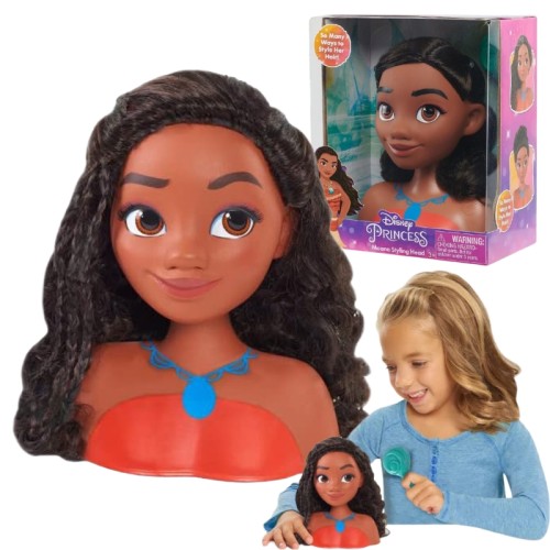 Діснеївська принцеса Ваяна 2 Моана голова для стилізації зачісок
