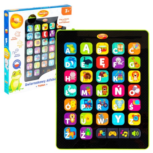 Dumel Планшет Для Дітей Тваринний Алфавіт Іграшка Освітня 3+