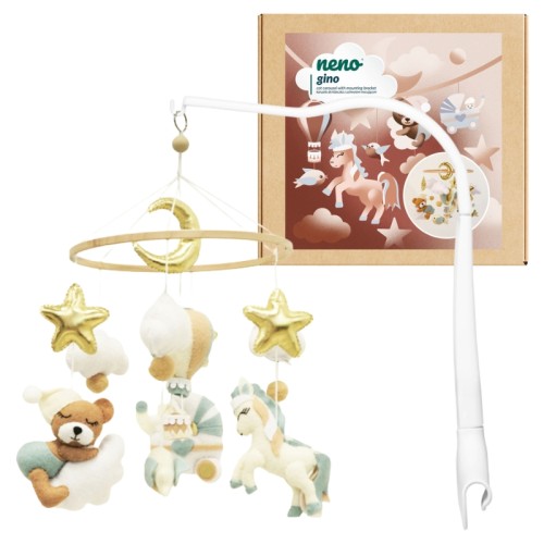 Neno Gino Карабінка Для Ліжечка З Кріпленням Флісове