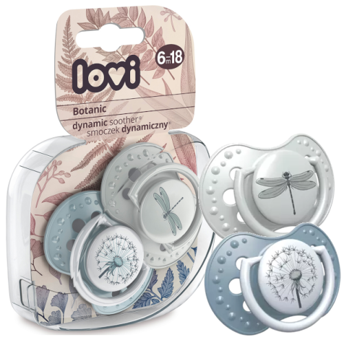LOVI ДИНАМІЧНА ОРТОДОНТІЧНА ПАЦІТКА 2шт. 6-18 міс